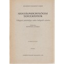 Szociálpszichológiai tanulmányok