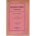 Értesítvény a reformátusok debreczeni főiskolájáról 1881-82