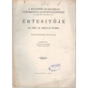 Budapesti Baár-Madas Ref. Leánynevelőintézet értesítője 1933-1934