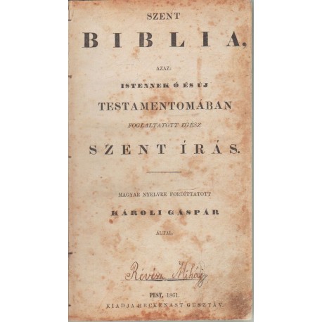 Szent Biblia