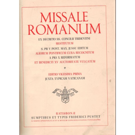 Római Nagy Misekönyv 1903 (latin)