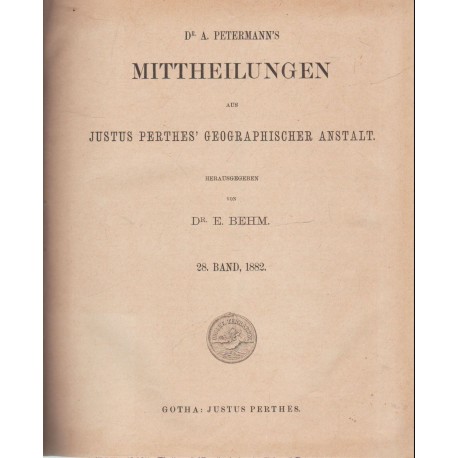 Mittheilungen aus Justus Perthes' Geographischer anstalt