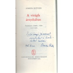 A virágfa árnyékában (dedikált)