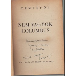 Nem vagyok Colombus (dedikált)
