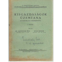 Kisgazdaságok üzemtana I.