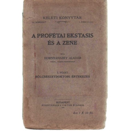 A profétai ekstasis és a zene