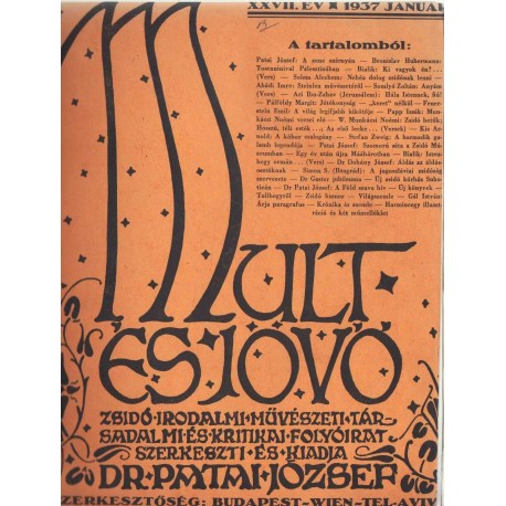 Múlt és Jövő 1937 Január