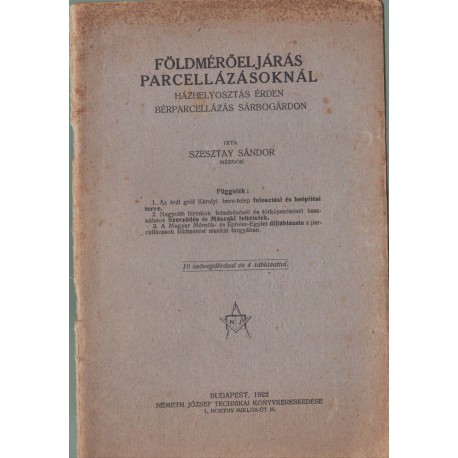 Földmérőeljárás parcellázásoknál