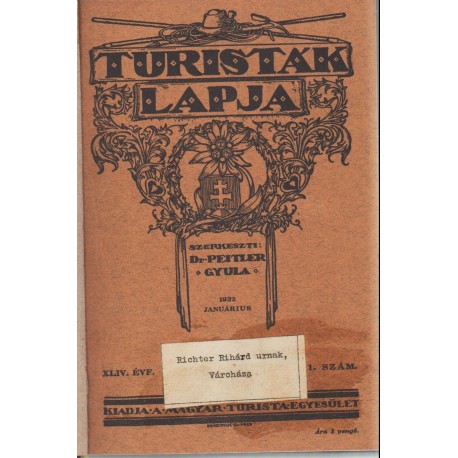 Turisták lapja 1932-1936
