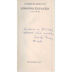 Johanna éjszakája (dedikált)