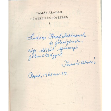 Fényben és sötétben I-II. (dedikált)