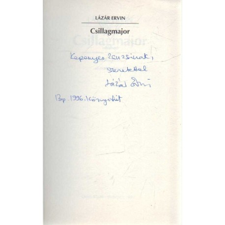 Csillagmajor (dedikált)