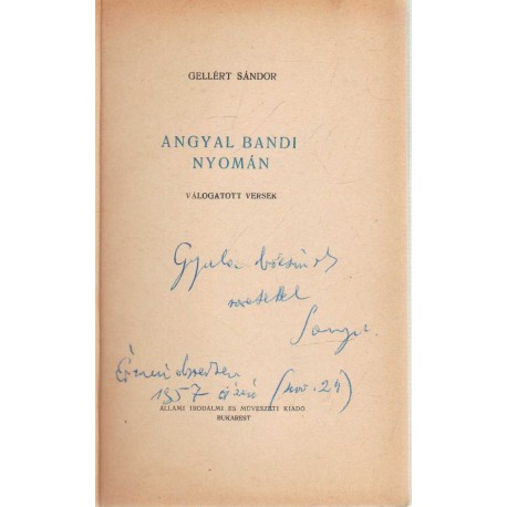 Angyal Bandi nyomán (dedikált)