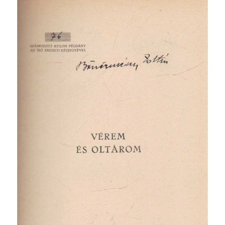 A gólya prédikátora (dedikált)