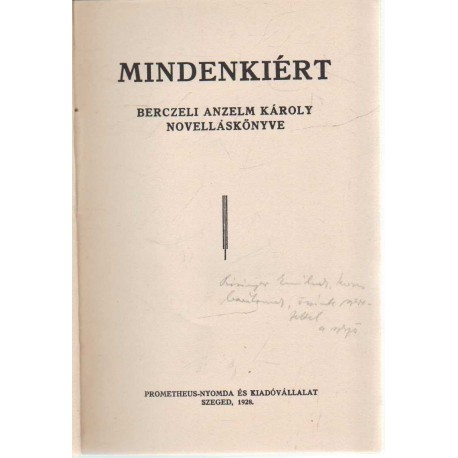 Mindenkiért (dedikált)