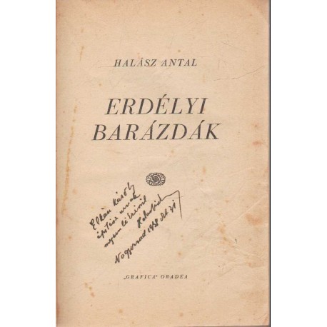 Erdélyi barázdák (dedikált)