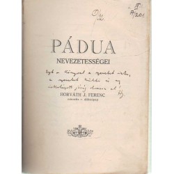 Pádua nevezetességei (dedikált)