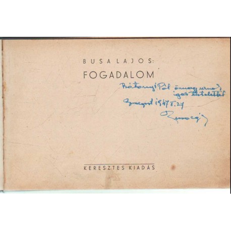 Fogadalom (dedikált)