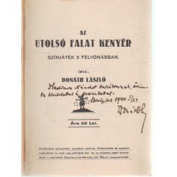 Az utolsó falat kenyér ( dedikált)