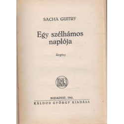 Egy szélhámos naplója