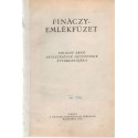 Fináczy emlékfüzet