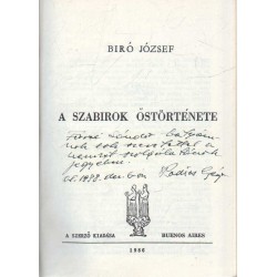 A szabirok őstörténete (emigráns)