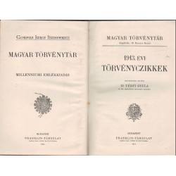1912. évi törvénycikkel - Magyar törvénytár 1913