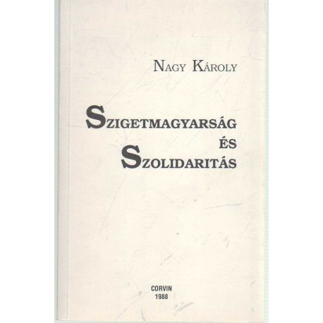 Szigetmagyarság és szolidaritás (emigráns)