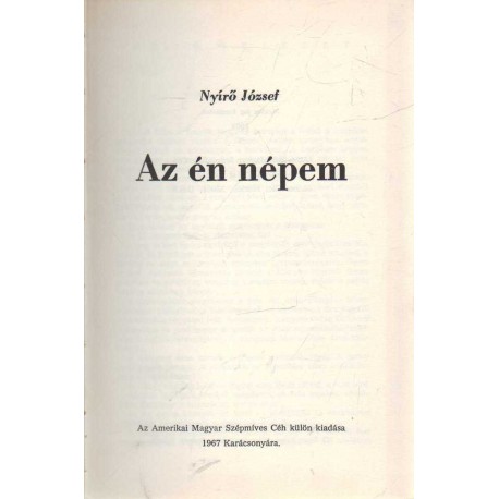Az én népem (emigráns)