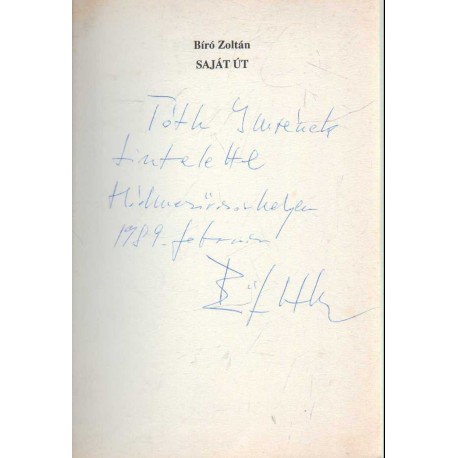 Saját út (dedikált)