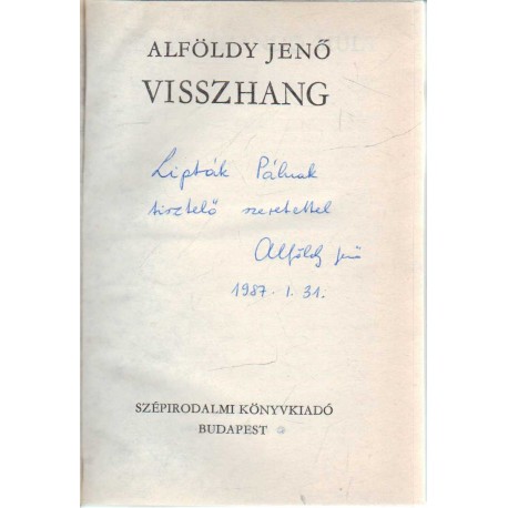 Visszhang (dedikált)