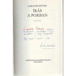 Írás a porban (dedikált)