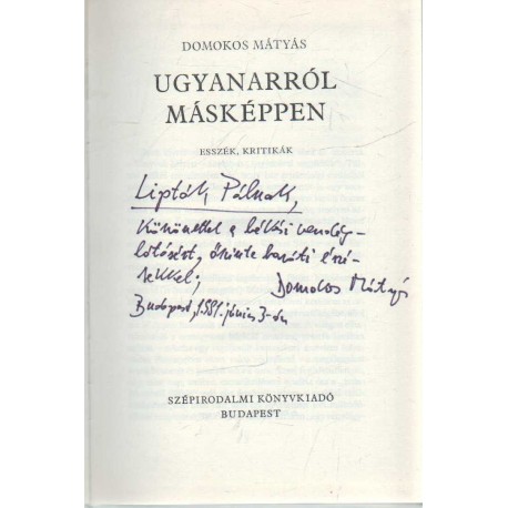 Ugyanarról másképpen (dedikált)