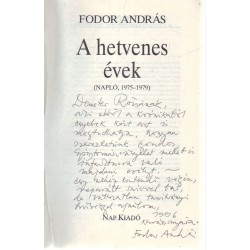 A hetvenes évek (dedikált)