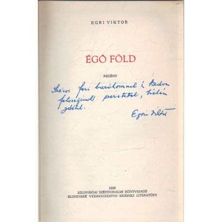 Égő föld (dedikált)