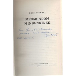 Megmondom mindenkinek (dedikált)