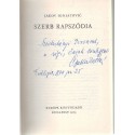 Szerb rapszódia (dedikált)