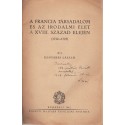 A francia társadalom és az irodalmi élet a XVIII. század elején (dedikált)