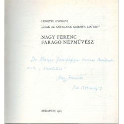 Nagy Ferenc faragó népművész (dedikált)