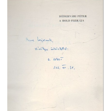 A Hold fizikája (dedikált)