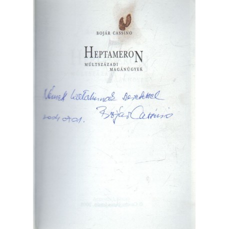 Heptameron (dedikált)