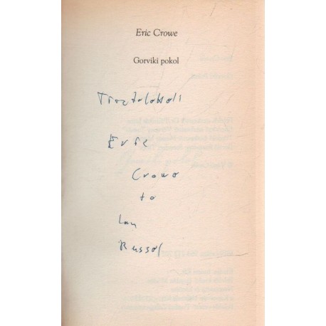 Gorviki pokol (dedikált)