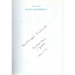 Ne ölj! (dedikált)