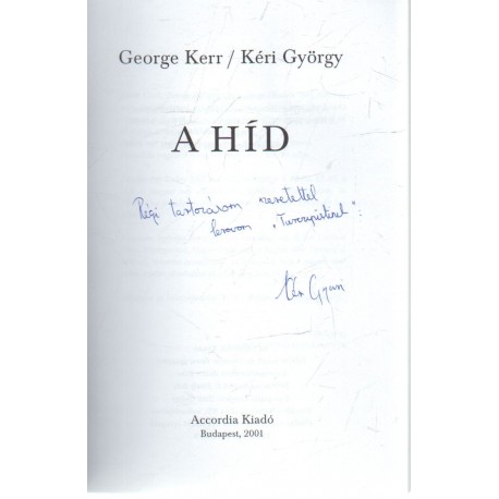 A híd (dedikált)