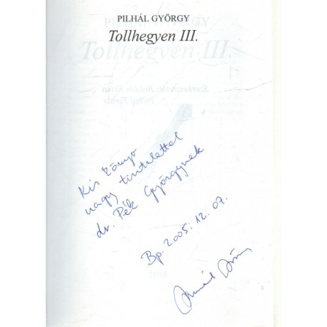 Tollhegyen III. (dedikált)