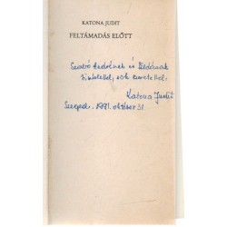 Feltámadás előtt (dedikált)