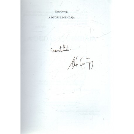 A dudás legendája (dedikált)