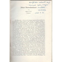 Jókais Romanbaukunst (dedikált)