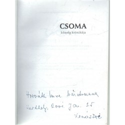 Csoma község krónikája (dedikált)