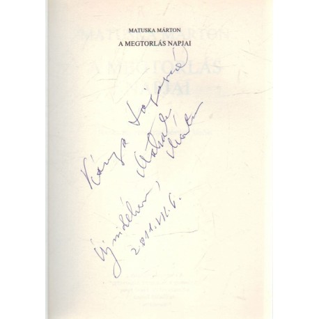 A megtorlás napjai (dedikált)